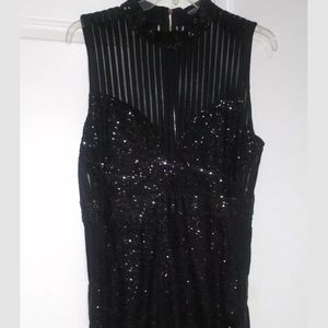 Woman's black party dress Sz 16